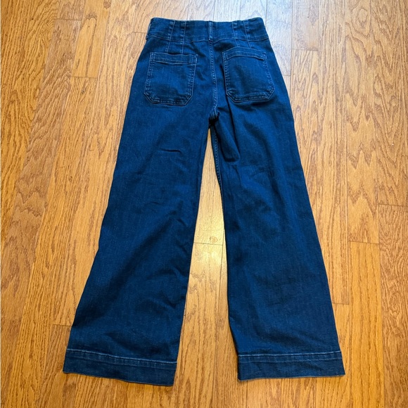 Anthropologie Maeve The Colette Denim Wide Leg Jeans Womens Size 26 - Picture 3 of 10